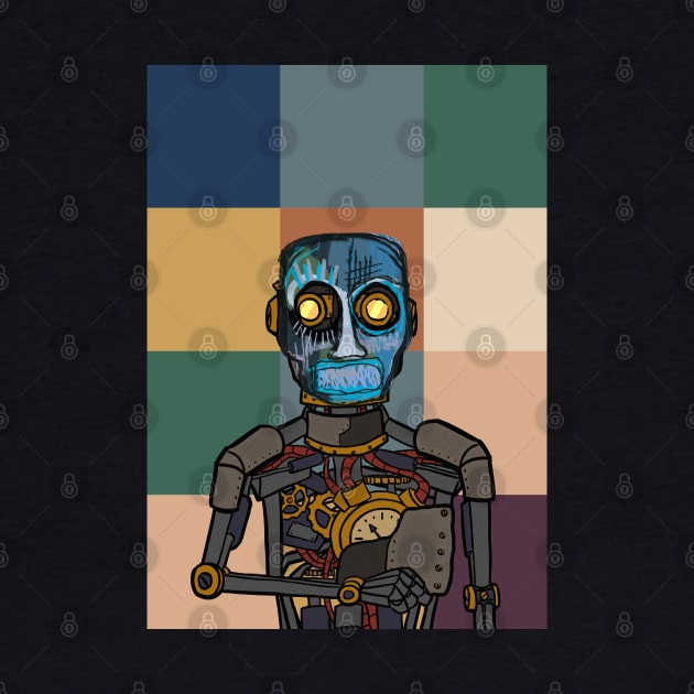 Discover NFT Character - RobotMask Pixel with Street Eyes on TeePublic by Hashed Art